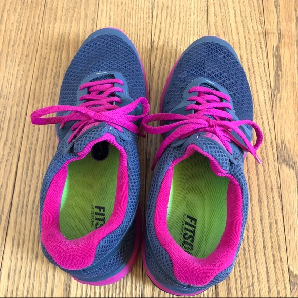 Nike | Lunarswift 4 Sneakers Pink and Grey Size 7 - Picture 5 of 6